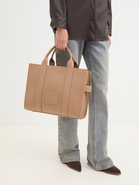 Женский тоут CALZETTI, Артикул CLER MAXI, бежево-коричневый | 3954188. Ракурс 2 Женский тоут CALZETTI, Артикул CLER MAXI, бежево-коричневый | 3954188. Ракурс 2