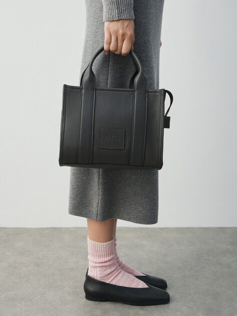 Женский тоут CALZETTI, Артикул CLER MINI, темно-серый | 3954279. Ракурс 6