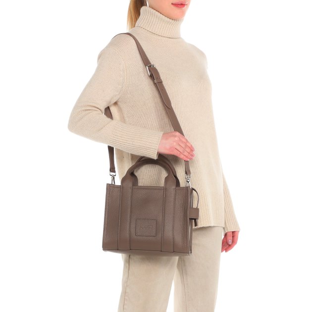 Женский тоут CALZETTI, Артикул CLER MINI, серо-коричневый | 3954289. Ракурс 6