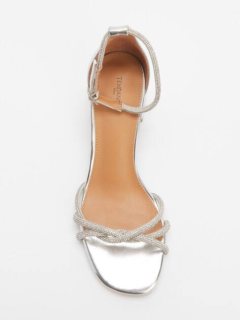 Женские босоножки TENDANCE, Артикул DL2350-6, серебряный | 3954684. Ракурс 5