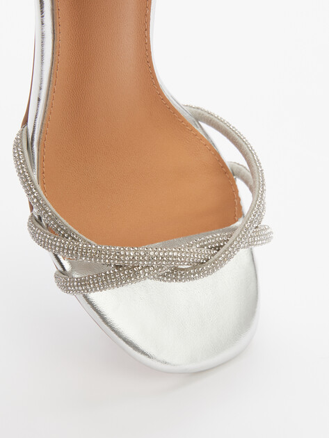 Женские босоножки TENDANCE, Артикул DL2350-6, серебряный | 3954684. Ракурс 6