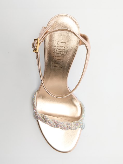Женские босоножки LORIBLU, Артикул R8R901, серебряный | 3959130. Ракурс 2
