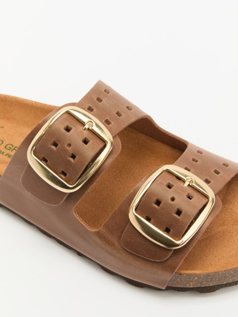 Женские шлепанцы BIO GREEN, Артикул PT10-20, серо-коричневый | 3960413. Ракурс 6