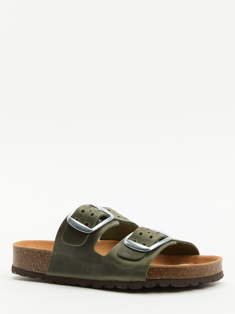 Женские шлепанцы BIO GREEN, Артикул PT10-20, зеленый | 3960418. Ракурс 3