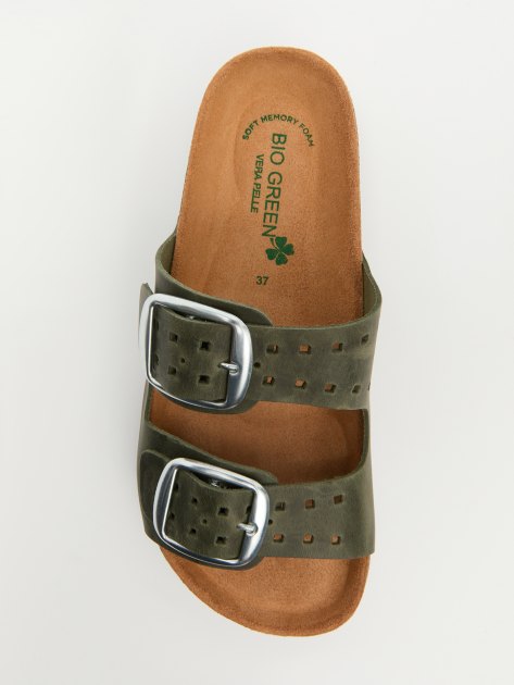 Женские шлепанцы BIO GREEN, Артикул PT10-20, зеленый | 3960418. Ракурс 5