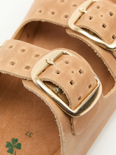 Женские шлепанцы BIO GREEN, Артикул PT10-20, темно-бежевый | 3960423. Ракурс 6