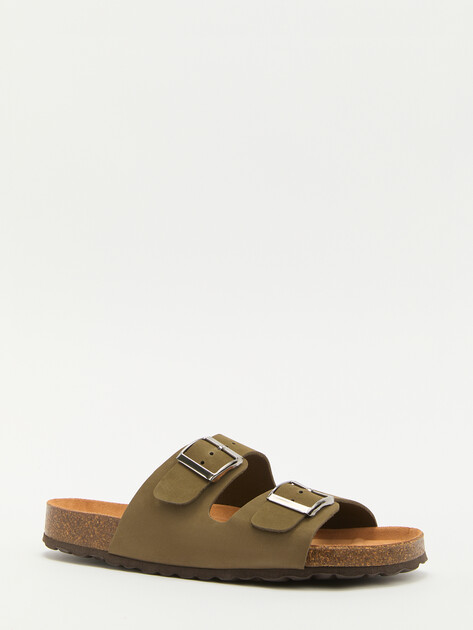 Мужские шлепанцы BIO GREEN, Артикул PT60-1, хаки | 3960515. Ракурс 3