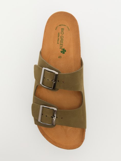 Мужские шлепанцы BIO GREEN, Артикул PT60-1, хаки | 3960515. Ракурс 5