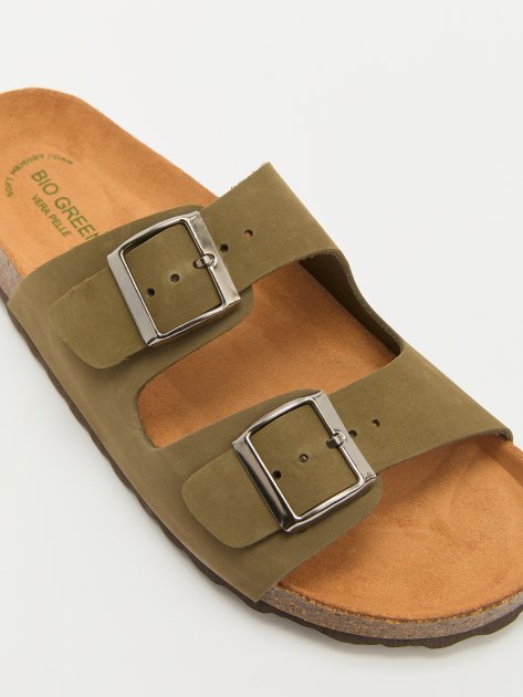 Мужские шлепанцы BIO GREEN, Артикул PT60-1, хаки | 3960515. Ракурс 6