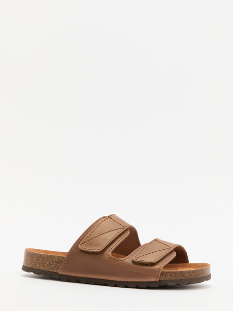 Мужские шлепанцы BIO GREEN, Артикул PT60-1VLC, серо-коричневый | 3960526. Ракурс 3