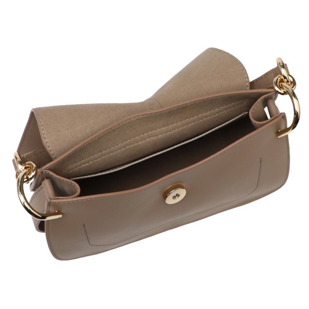 Женская сумка  FURLA, Артикул FURLA FLOW MINI TOP HANDLE, пыльно-бежевый | 3962299. Ракурс 5