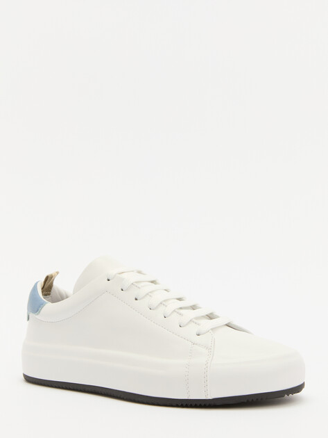Женские кеды OFFICINE CREATIVE EASY/101 LILLE BIANCO/ELEMENTAL BLUE, Артикул EASY/101, белый | 3966756. Ракурс 3 Женские кеды OFFICINE CREATIVE EASY/101 LILLE BIANCO/ELEMENTAL BLUE, Артикул EASY/101, белый | 3966756. Ракурс 3