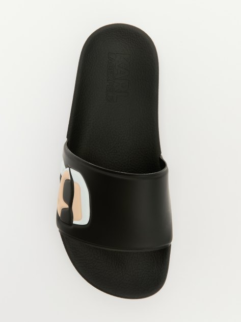 Женские сланцы KARL LAGERFELD KONDO Karl NFT Slide, Артикул KL80905N, черный | 3971953. Ракурс 5