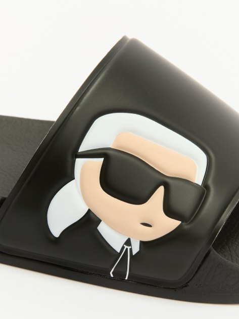 Женские сланцы KARL LAGERFELD KONDO Karl NFT Slide, Артикул KL80905N, черный | 3971953. Ракурс 6