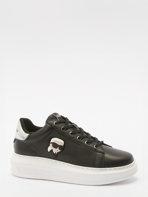 Женские кеды KARL LAGERFELD KAPRI Karl NFT Lo Lace, Артикул KL62530N, черный | 3971960. Ракурс 2