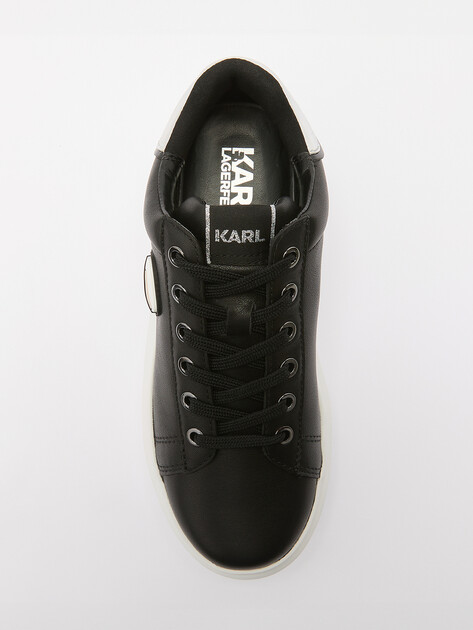 Женские кеды KARL LAGERFELD KAPRI Karl NFT Lo Lace, Артикул KL62530N, черный | 3971960. Ракурс 4