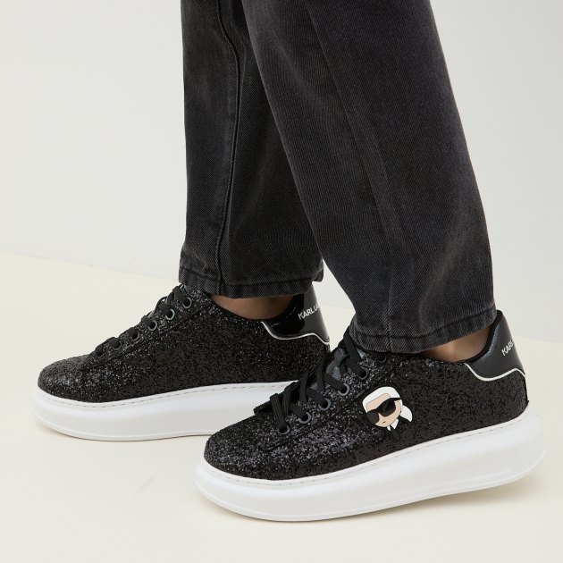Женские кеды KARL LAGERFELD KAPRI Karl NFT Lo Lace, Артикул KL62573N, черный | 3971961. Ракурс 4 Женские кеды KARL LAGERFELD KAPRI Karl NFT Lo Lace, Артикул KL62573N, черный | 3971961. Ракурс 4