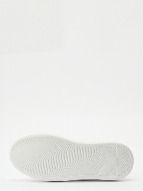 Женские кеды KARL LAGERFELD KAPRI Metal Maison Glitter, Артикул KL62539F, белый | 3971968. Ракурс 3