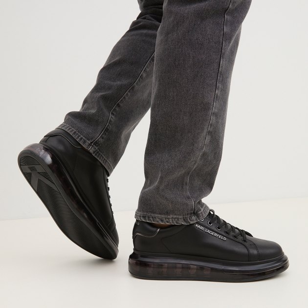 Мужские кеды KARL LAGERFELD KAPRI KUSHION Lo Lace Lthr, Артикул KL52625, черный | 3972212. Ракурс 4 Мужские кеды KARL LAGERFELD KAPRI KUSHION Lo Lace Lthr, Артикул KL52625, черный | 3972212. Ракурс 4
