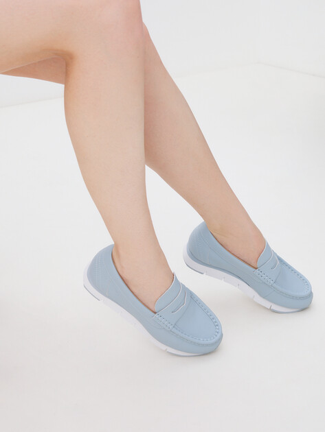 Женские лоферы TENDANCE, Артикул R9701W-02, светло-голубой | 3979242. Ракурс 6