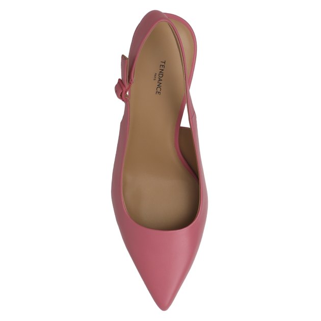 Женские туфли с открытой пяткой (слинг-бэк) TENDANCE, Артикул PZ3115D-3, розовый | 3984648. Ракурс 2