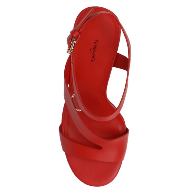 Босоножки TENDANCE, Артикул PZ2395L-1, оранжево-красный | 3984694. Ракурс 2