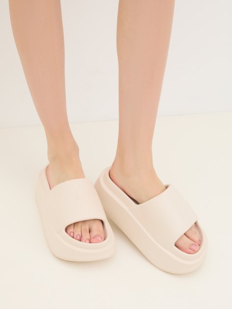 Женские сланцы TENDANCE, Артикул HVG-2W2307034, молочно-бежевый | 3988226. Ракурс 2