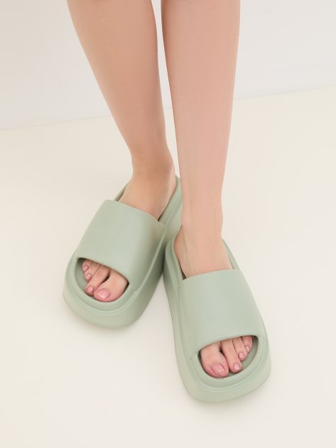 Женские сланцы TENDANCE, Артикул HVG-2W2307034, светло-зеленый | 3988229. Ракурс 2