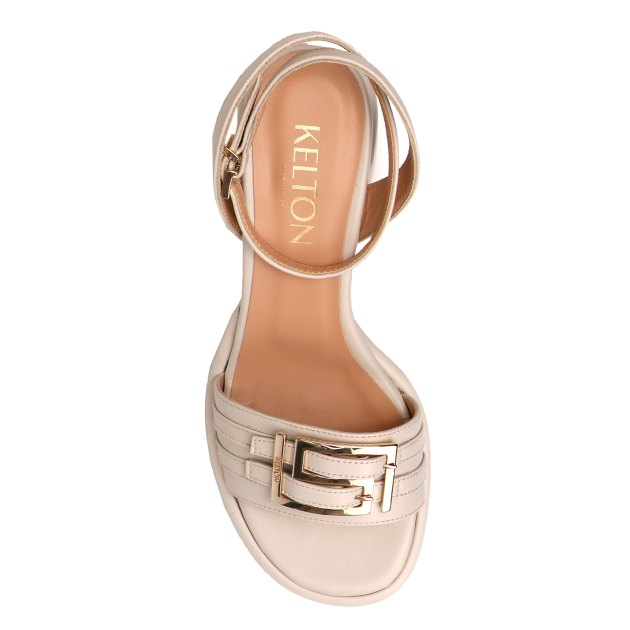 Женские босоножки KELTON CHARLOTTE, Артикул AJ4706, молочно-бежевый | 3988280. Ракурс 2