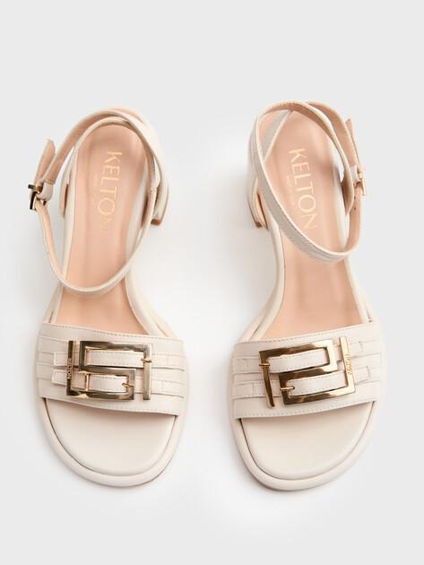Женские босоножки KELTON CHARLOTTE, Артикул AJ4706, молочно-бежевый | 3988280. Ракурс 5