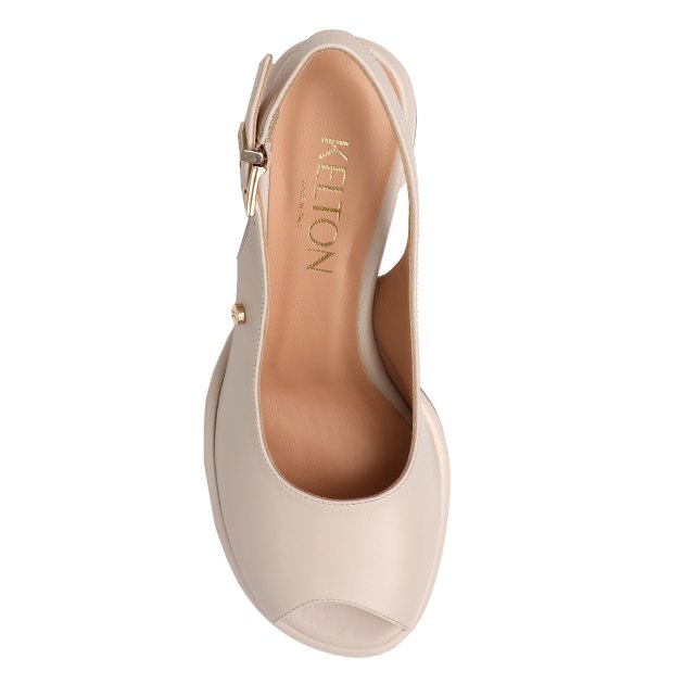 Женские босоножки KELTON CHARLOTTE, Артикул AJ4703, молочно-белый | 3988285. Ракурс 2