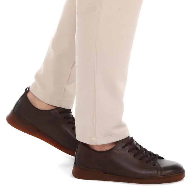 Мужские кеды MAISON DAVID, Артикул TM22938F-5, серо-коричневый | 3988950. Ракурс 4