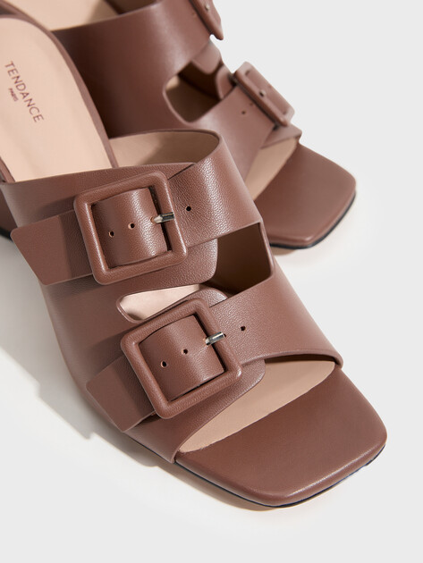 Женские мюли TENDANCE, Артикул IGG2868H-2, коричневый | 3990382. Ракурс 4