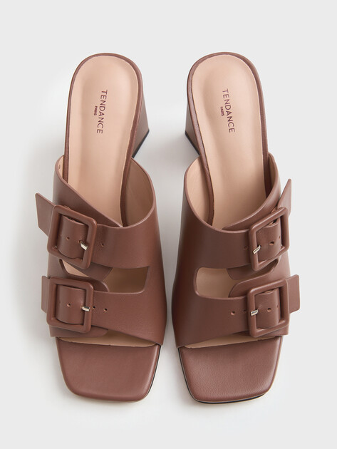 Женские мюли TENDANCE, Артикул IGG2868H-2, коричневый | 3990382. Ракурс 5