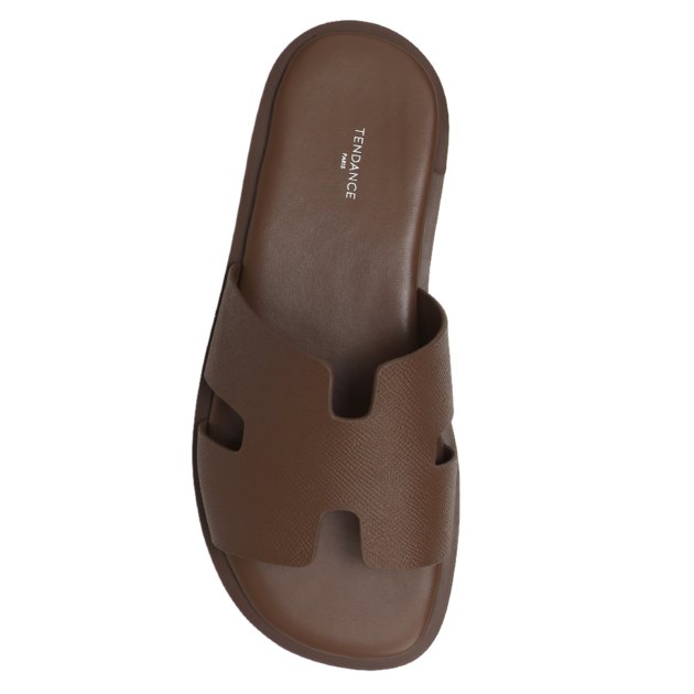 Женские шлепанцы TENDANCE, Артикул GLC4332-01, темно-коричневый | 3990645. Ракурс 2