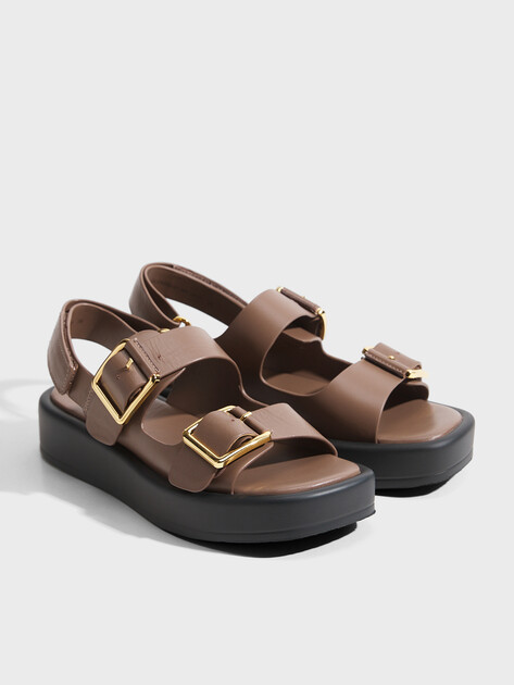 Женские сандалии TENDANCE, Артикул GLC4266-01, темно-коричневый | 3990682. Ракурс 3
