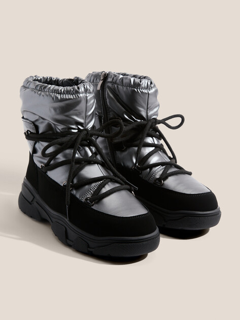 Детские дутики КОТОФЕЙ, Артикул 664141-41, серый | 3996193. Ракурс 3