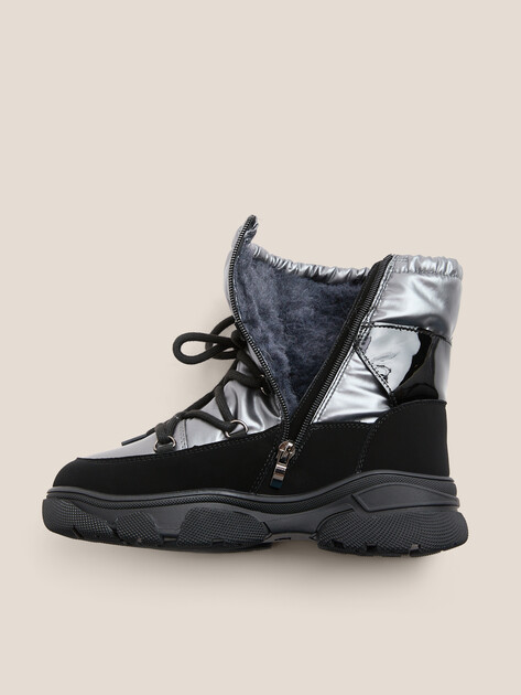 Детские дутики КОТОФЕЙ, Артикул 664141-41, серый | 3996193. Ракурс 5