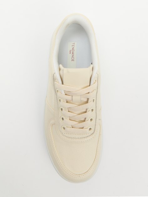 Женские кеды TENDANCE, Артикул YS-27866A-10, молочно-бежевый | 3996265. Ракурс 5