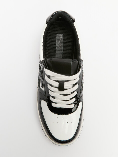 Женские кеды TENDANCE, Артикул YS-27866A-6, черный | 3996289. Ракурс 5