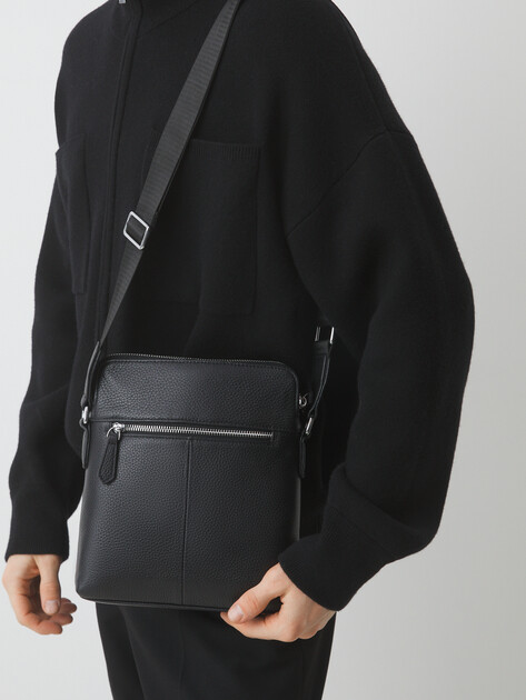 Мужская сумка через плечо TENDANCE, Артикул 882781, черный | 3996489. Ракурс 2