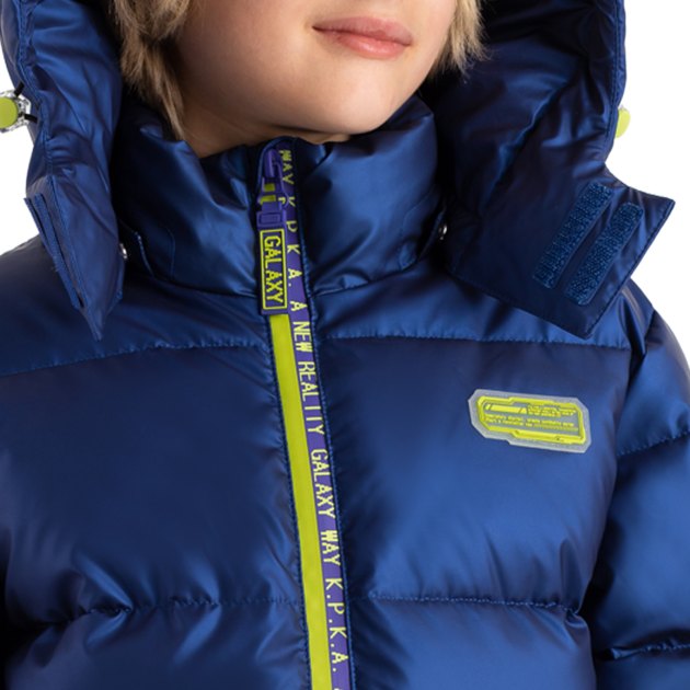Детский пуховик KAPIKA, Артикул KKBCK08-Z3, синий | 3997020. Ракурс 4