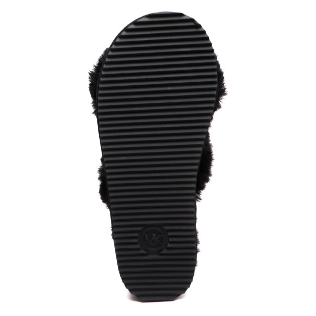 Женские шлепанцы MICHAEL KORS LALA SLIPPER, Артикул 40R1LAFP1D, черный | 3997123. Ракурс 3