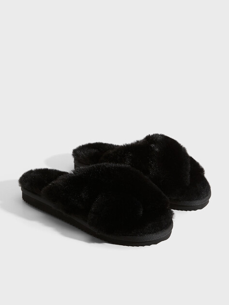 Женские шлепанцы MICHAEL KORS LALA SLIPPER, Артикул 40R1LAFP1D, черный | 3997123. Ракурс 3