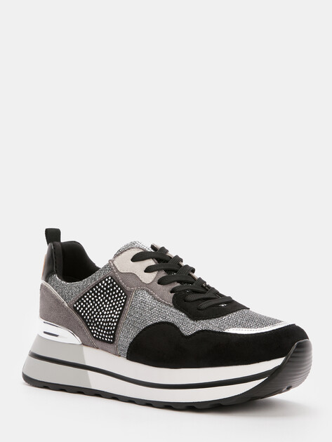 Женские кроссовки TENDANCE, Артикул 23S383-1, черный | 3998603. Ракурс 2