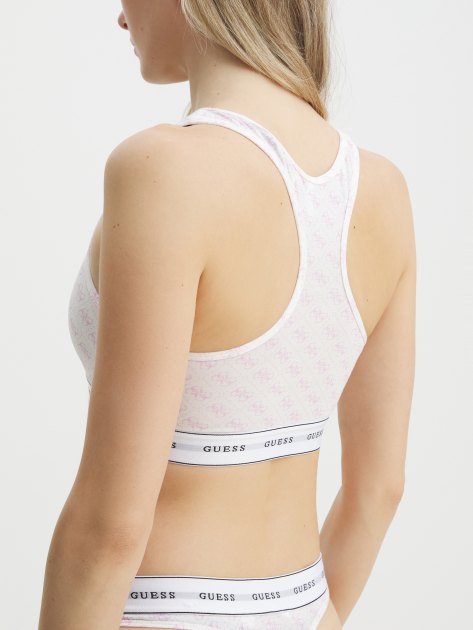 Женский топ GUESS CARRIE BRALETTE, Артикул O97C01KBOE1, светло-бежевый | 3999923. Ракурс 3 Женский топ GUESS CARRIE BRALETTE, Артикул O97C01KBOE1, светло-бежевый | 3999923. Ракурс 3