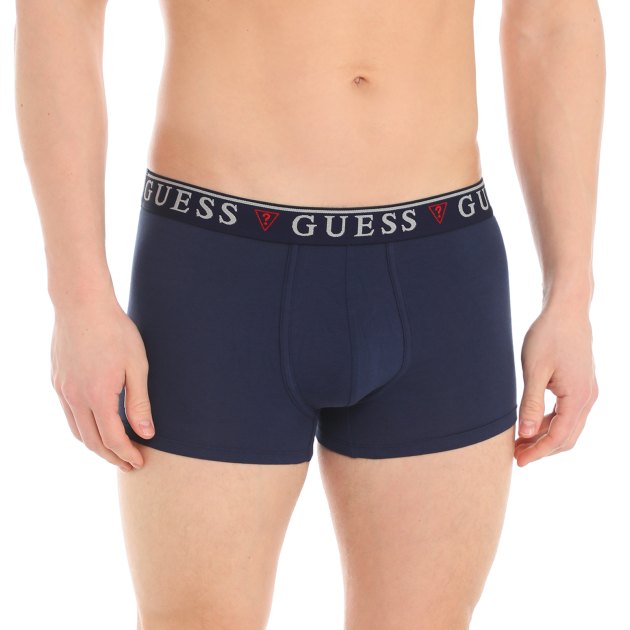 Мужские трусы 3 шт. GUESS BRIAN HERO BOXER TRUNK 3 PACK, Артикул U97G01KCD31, синий | 3999999. Ракурс 2