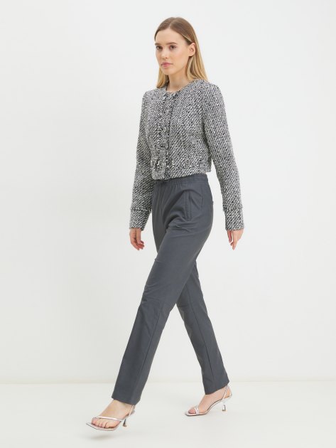 Женские прямые брюки  CALZETTI NICOLE, Артикул NICOLE, графитовый | 4000143. Ракурс 5