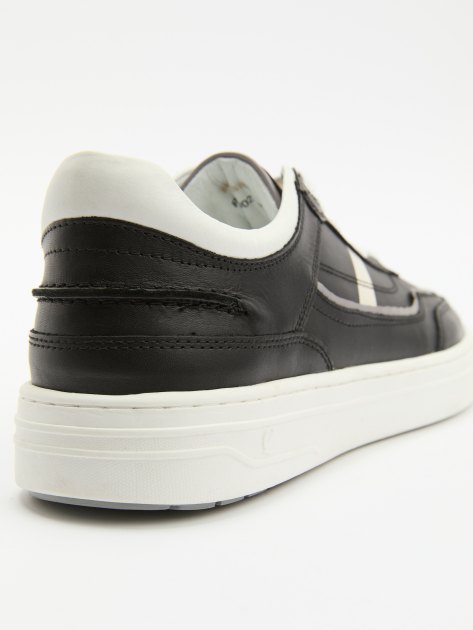 Мужские кеды CAFE' NOIR, Артикул PV1002, черный | 4000358. Ракурс 6