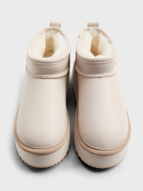 Женские угги TENDANCE, Артикул KX-2303-01, молочно-бежевый | 4000739. Ракурс 4